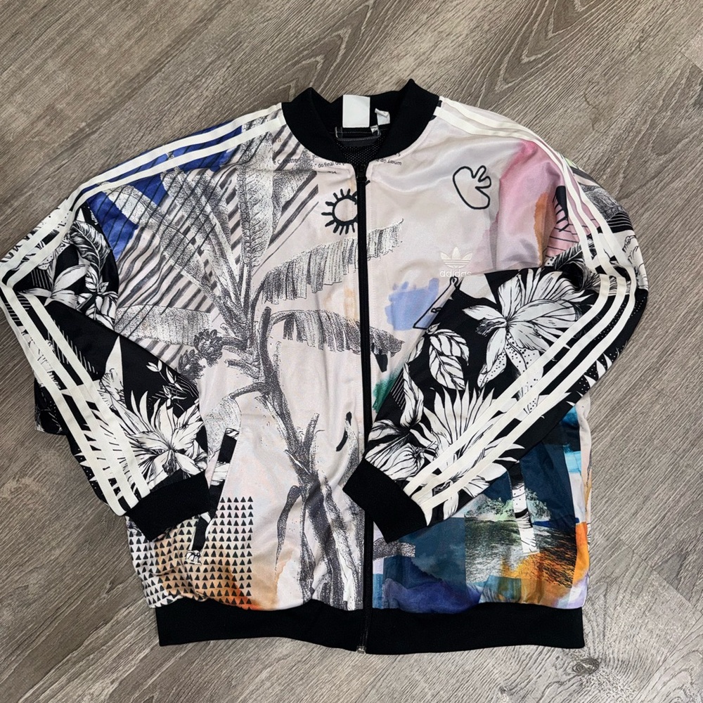 Adidas x Farm Rio Passinho Brazil Tropical Firebird Track Jacket - Size L